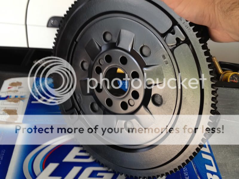 Dual Mass Flywheel clean and preped for new clutch